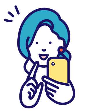 スマートフォンで登録フォームを入力する女性